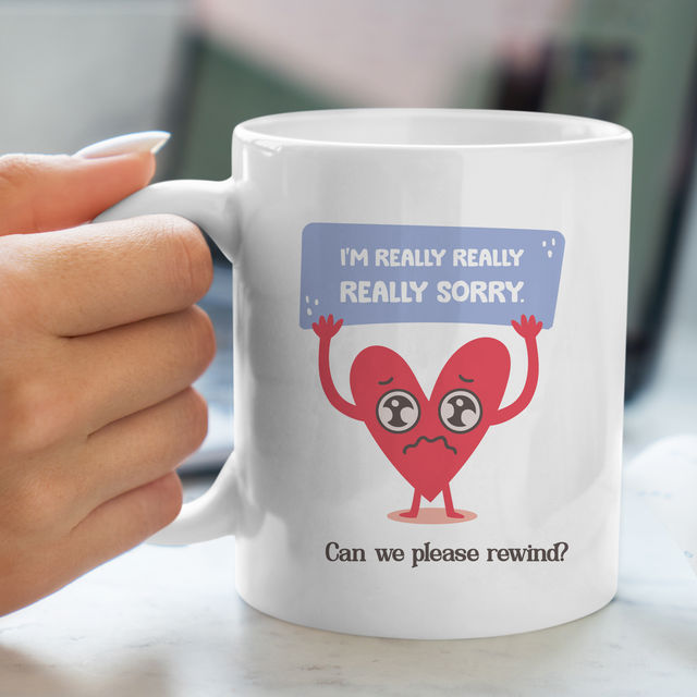 Happy Mail I'm Sorry Mug