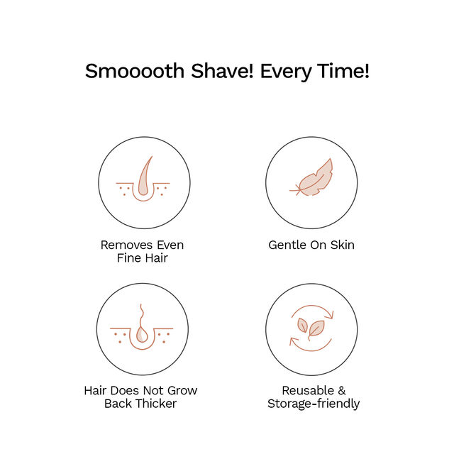 Bikini Line Razor (1pc) & Disposable Body Shaving Razor(5pc) Combo