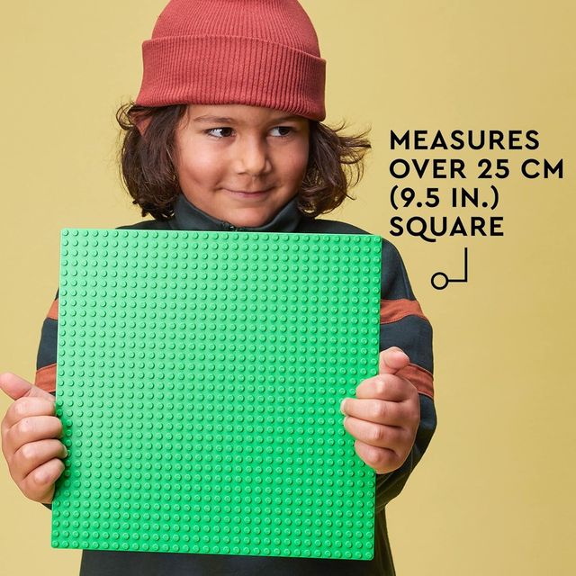 Lego Classic Green Baseplate Building Kit for Kids (1 Piece)