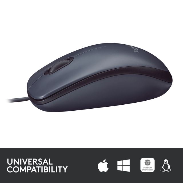 Logitech B100 Wired Usb Mouse