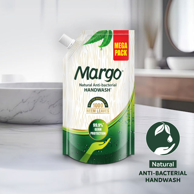 Margo Natural Anti-Bacterial Handwash for Soft, Hydrated hands - Refill Pack
