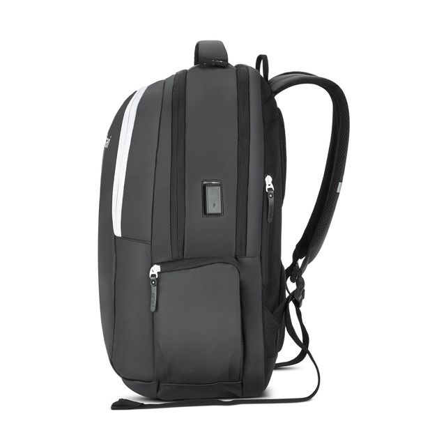 Safari Unisex Block Print Polyester 23 L Laptop Backpack | Black