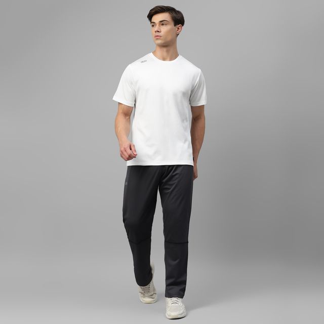 Dida Men's Dry Fit Sports T-Shirt | Comfortable and Stretchable | White | XL