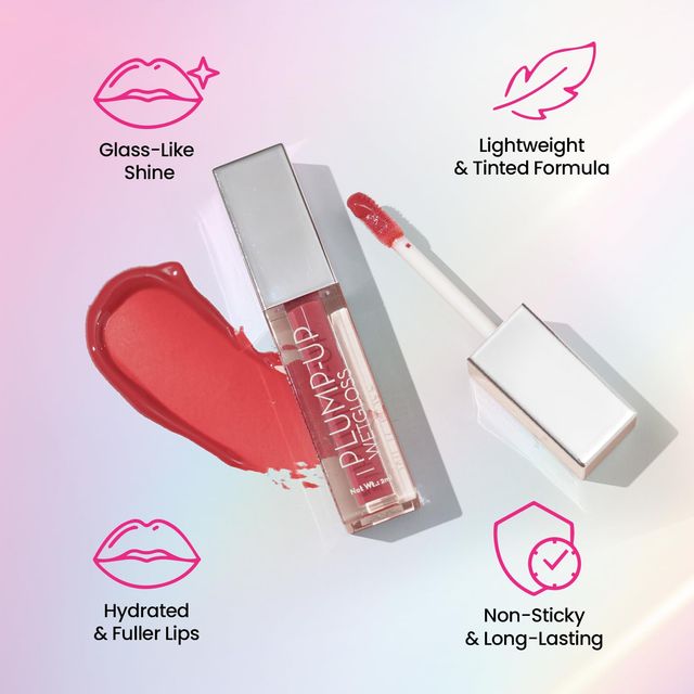 Swiss Beauty Plump Up Wet Lip Gloss For Glossy And Fuller Lips - 1 Barely There