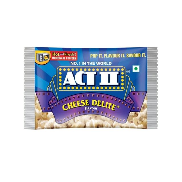 ACT II Microwave Popcorn - Cheese Delite, Hot & Fresh in 3 mins