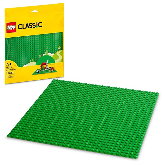 Lego Classic Green Baseplate Building Kit for Kids (1 Piece)