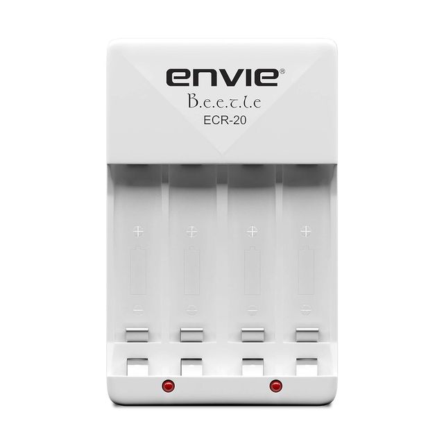 Envie Ecr-20 Beetle Wall Charger For Aa & Aaa (Ni-Mh/Ni-Cd) Rechargeable Batteries