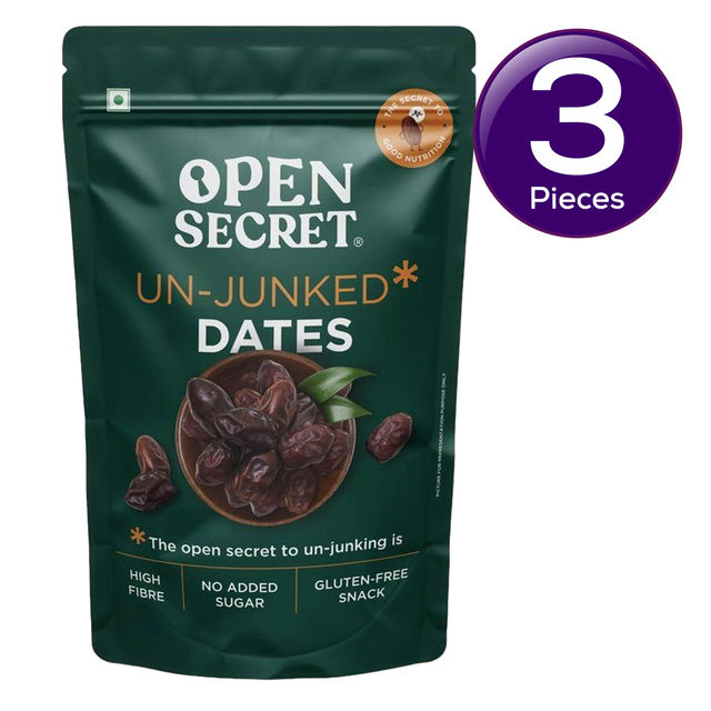 Open Secret Arabian Dates (Khajur) With Seed 400 g Combo