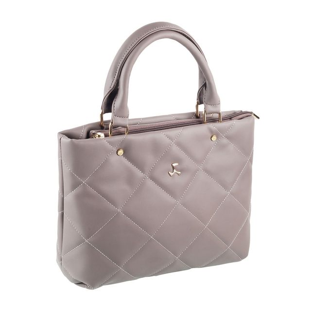 Mochi Women's Pu Satchel Bag | 66-8302-14 | Grey