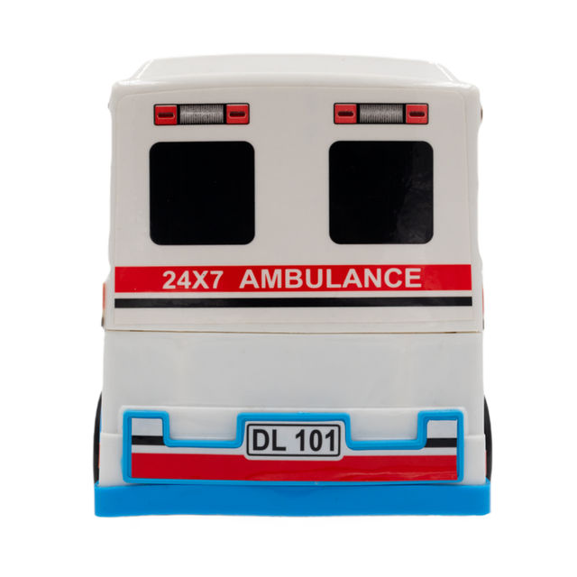 Toybharat Ambulance Toy for Kids | Ideal Travel Toy & Birthday Gift