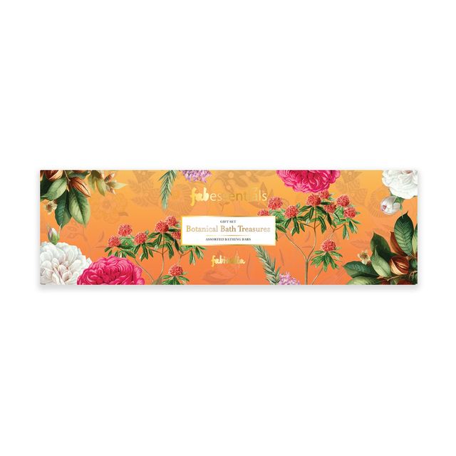 Fabessentials Botanical Assorted Bathing Bars Gift Set |Almond Glycerin Bathing Bar | Pack Of 5