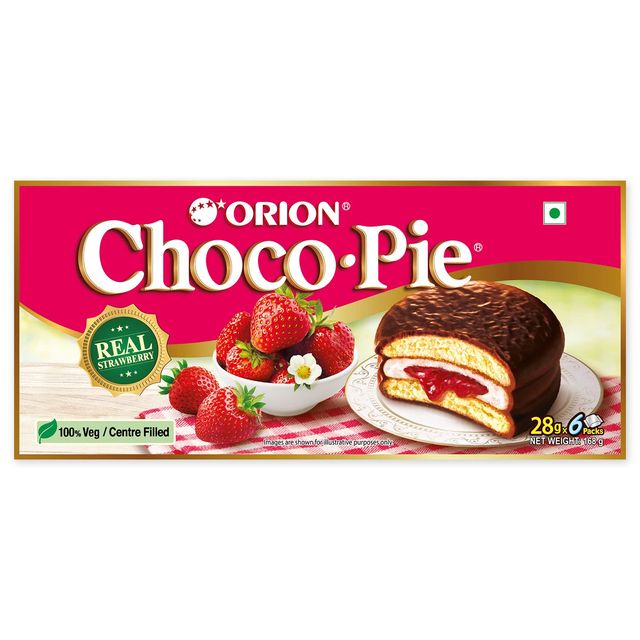 Orion Strawberry Choco Pie