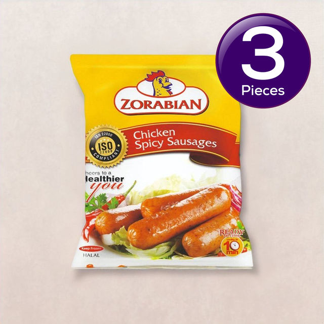 Zorabian Chicken Spicy Sausages 250 g Combo