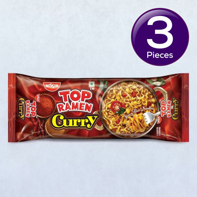 Top Ramen Curry Veg Instant Noodles 280 g Combo