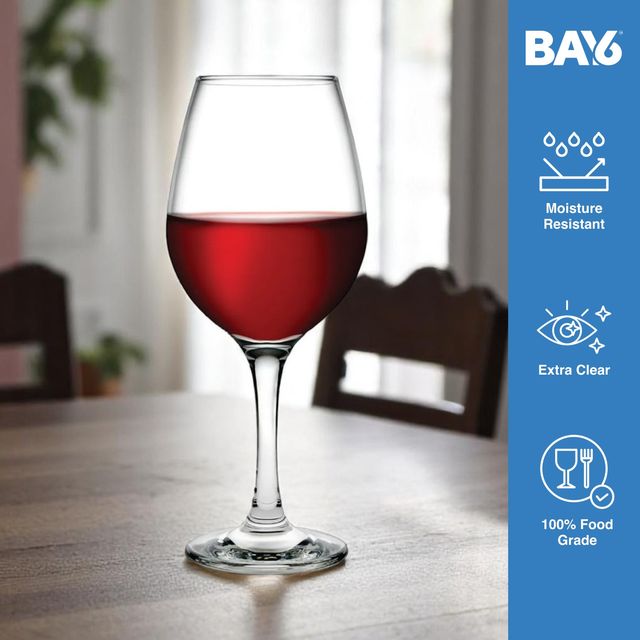 BAY6 Imported Red Wine Glass Set - 460 ml - (2pc)