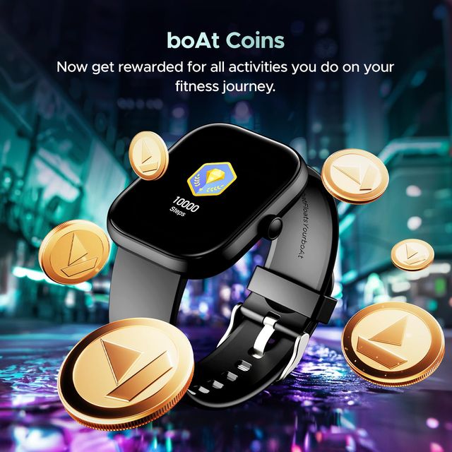 boAt Wave Sigma 3 Smart Smartwatch | 2.01" Display | BT Calling - Active Black
