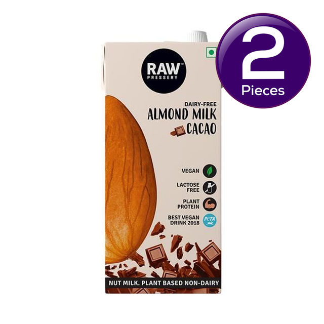Raw Pressery Almond Milk Cacao - Lactose Free 1 l Combo