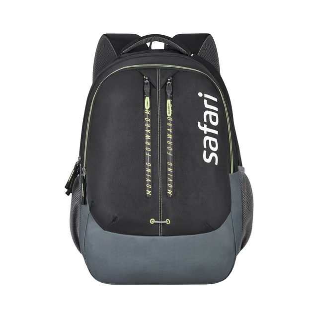 Safari Unisex Solid Polyester 37 L Top Handle School Backpack | Black