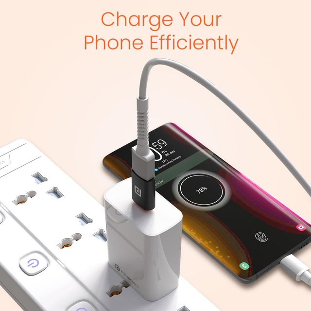 Portronics Bridge Y USB 3.0 to Type C OTG Adaptor | 10Gbps High Speed Data Transfer