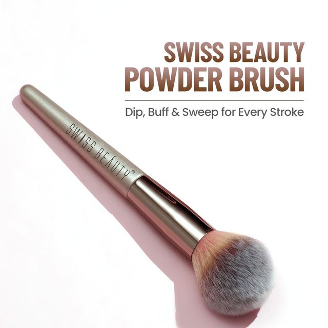 Buy Swiss Beauty Powder Brush at ₹315 | Instant Online Delivery | Zepto