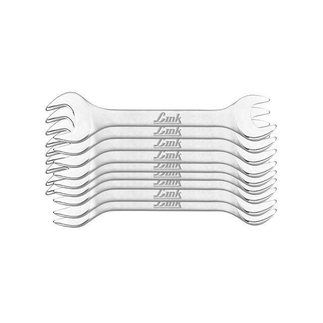Link Prabal Double Open Spanner 8 PCS SET