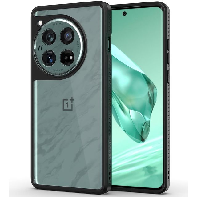 Kapaver Oneplus 12 5g Back Cover Case | Impulse - Black