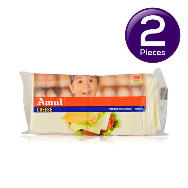 Amul Processed Cheese Slice 400 g Combo