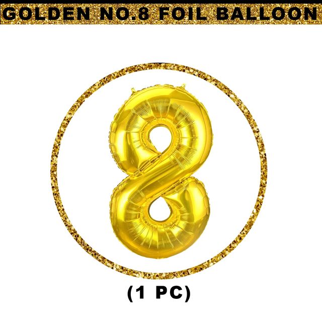 Let's Vybe Foil Balloon Number 8
