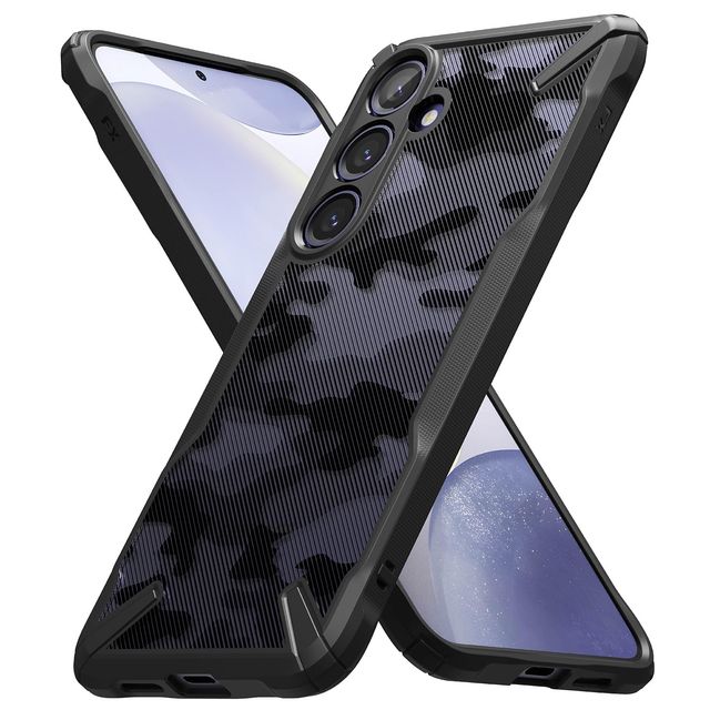 Ringke Samsung Galaxy S24 Plus Back Cover Case | Fusion X - Camo Black