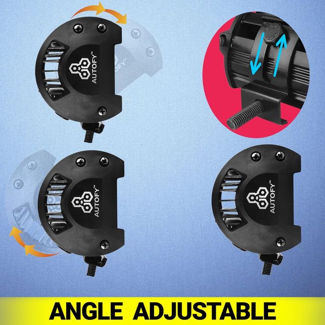 Autofy Led Bar Light Universal Bike Car Fog Light | 24 Watt