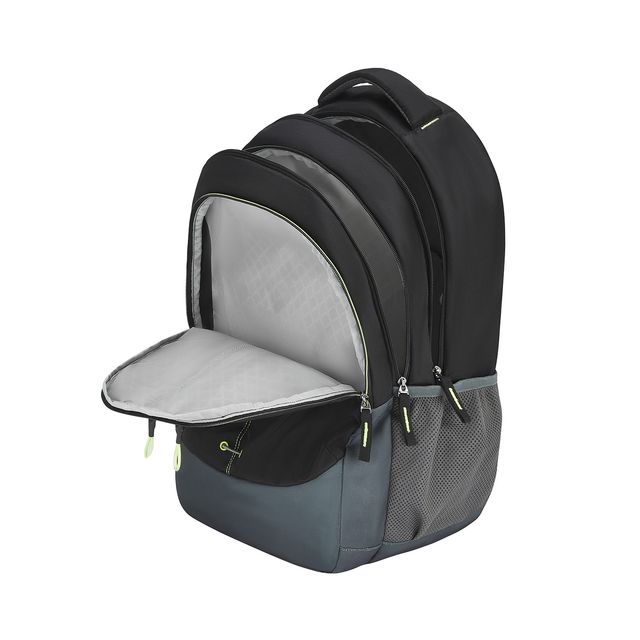 Safari Unisex Solid Polyester 37 L Top Handle School Backpack | Black