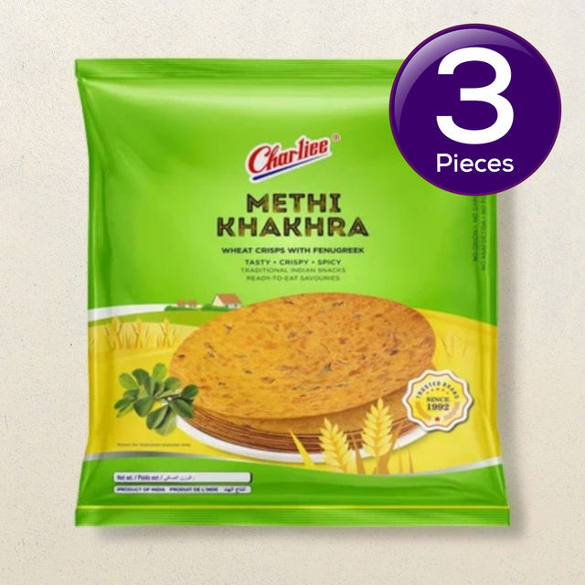 Charliee Methi Khakhra 156 g Combo