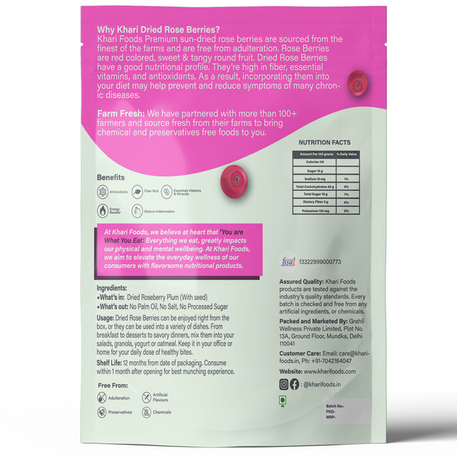 Khari Foods Roseberry Dried