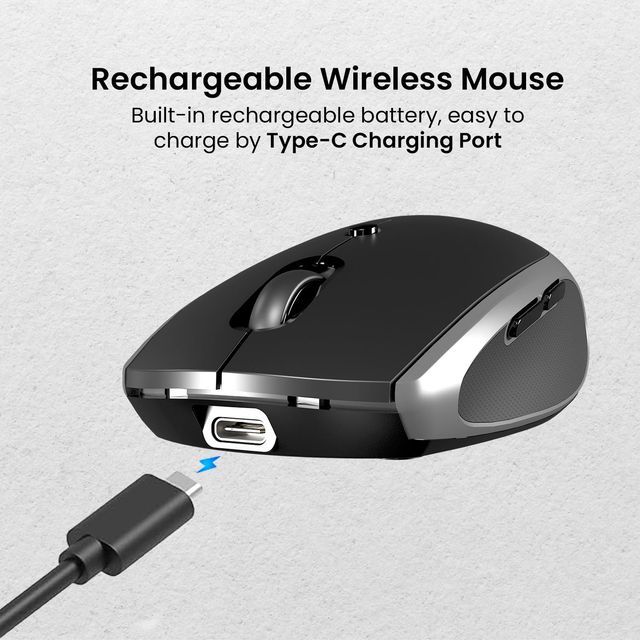 Portronics Toad Iii Dual Mode Rechargeable Mouse