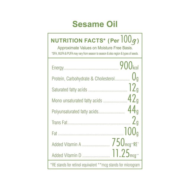 Gulab Cold Pressed Sesame Oil Bottle