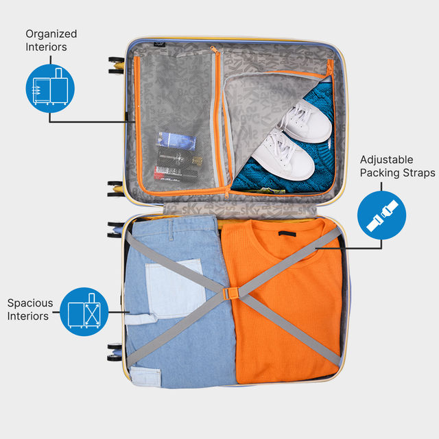Skybags Crest Strolly 55 360 Slemon+Hga