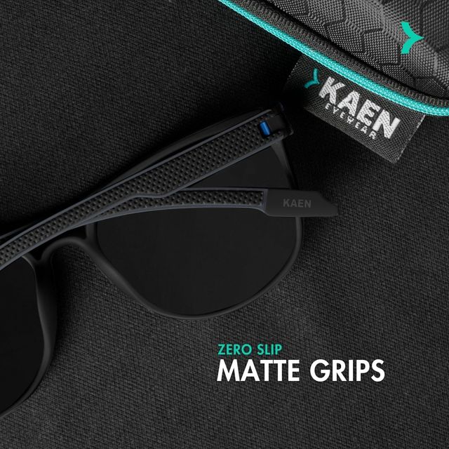 Eyewearlabs Men Sunglassses KAEN Krew Black Wayfarer