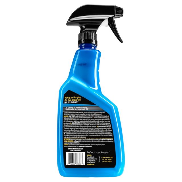 Softspun Microfiber Cleaning Cloths (220 Gsm, 30X30Cm, 6Pc, Multicolor/Assorted) (6pc) & Meguiar'S Hybrid Ceramic Spray Wax For Cars (1pc) Combo