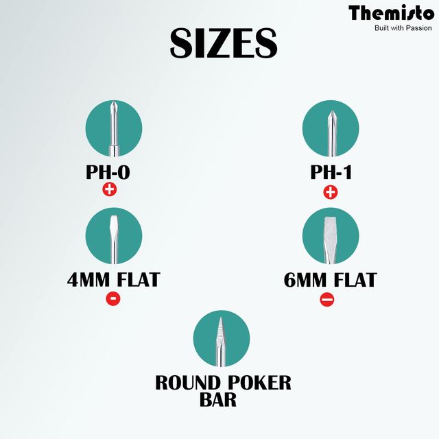 Themisto Th-T05 5 In 1 Combination Screwdriver Set (Pack Of 5)