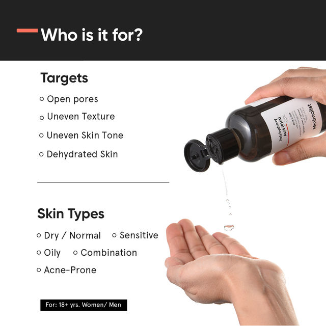 Minimalist Polyhydroxy Acid 3% Face Toner For Oily Skin