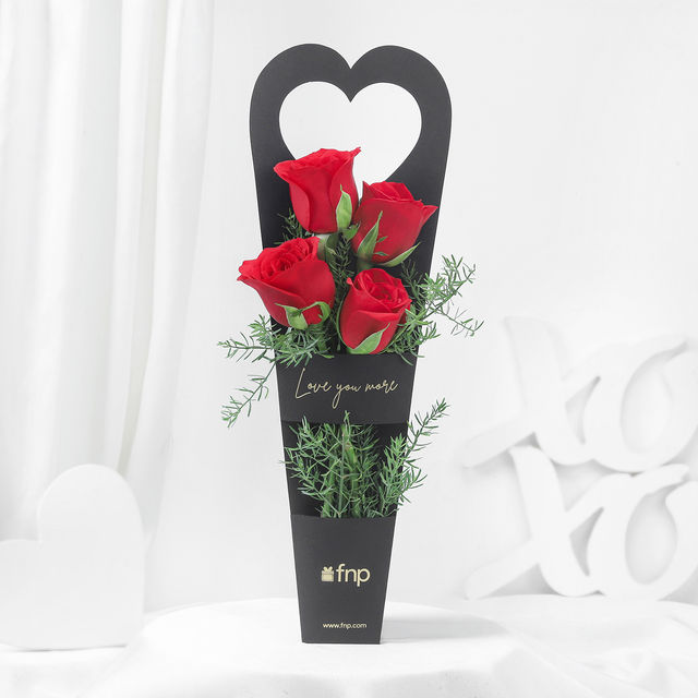 Park Avenue Euphoria And Harmony Eau De Perfume Gift Set For Men(200ml) & Fnp Magic Of Red Roses In Sleeve(1pc) Combo