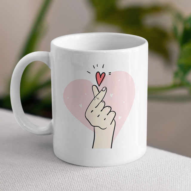 Oye Happy Korean BTS Mug