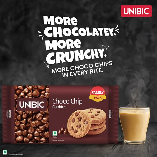 Unibic Choco Chip Flavoured Biscuits | My Favourite Pack