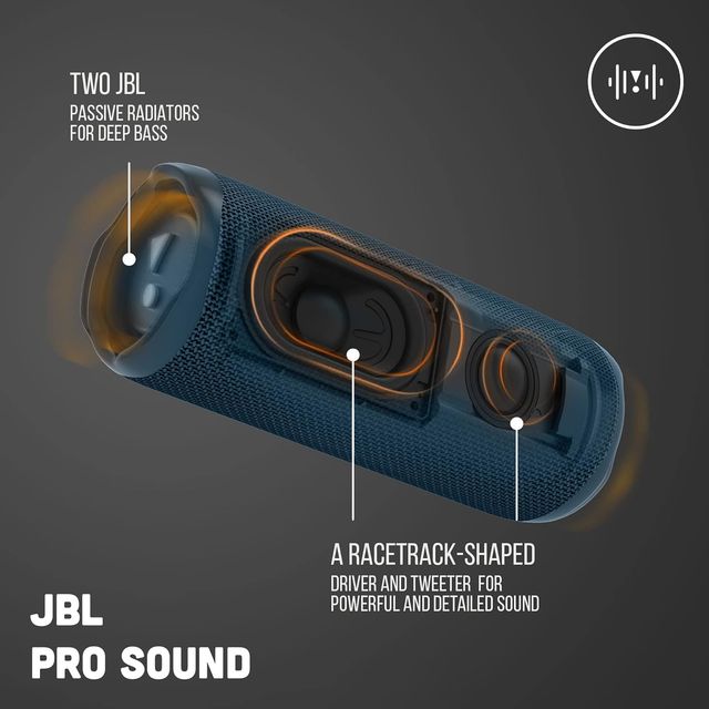 JBL Flip 6 Wireless Portable Bluetooth Speaker With JBL Pro Sound (Without Micblue)
