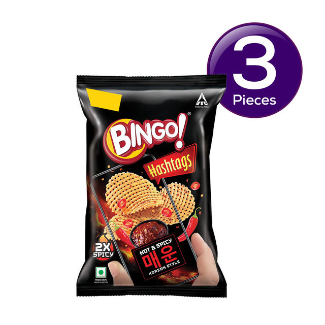 Bingo! Hot & Spicy Hashtags - Korean Style 53 g Combo