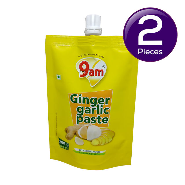 9am Ginger Garlic Paste 200 g Combo