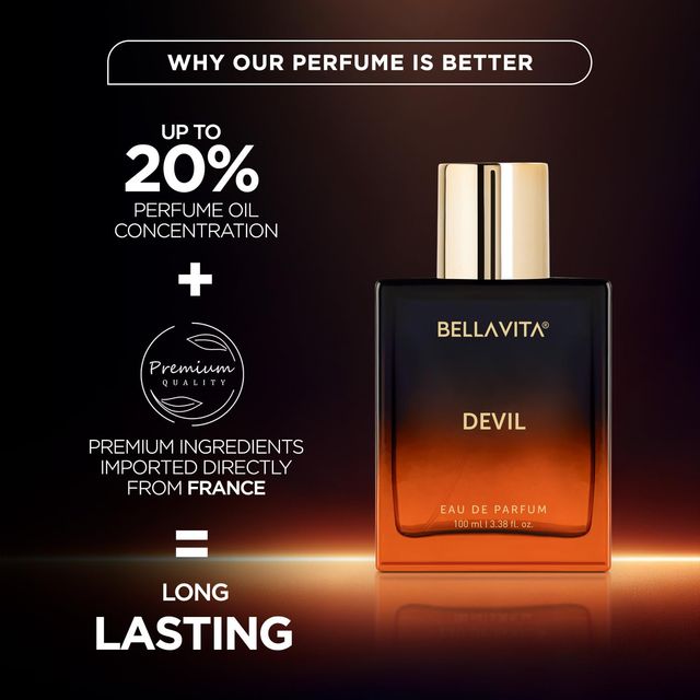 BELLAVITA Unisex Devil Edp Long Lasting Perfume For Men And Women