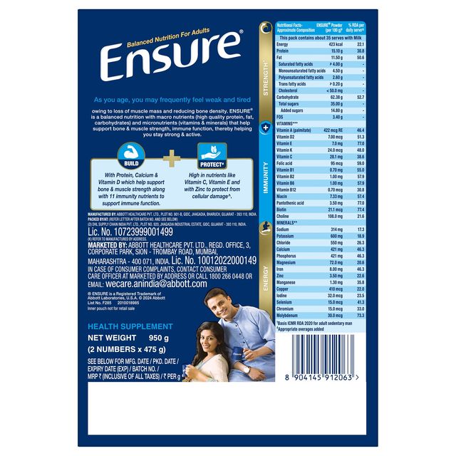 ENSURE Vanilla Drink Mix