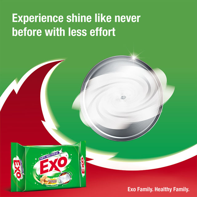 Exo Ginger Twist Dishwash Bar | Anti Bacterial