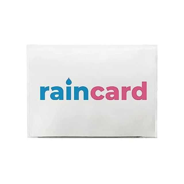 Urbanfix Unisex Disposable Waterproof Rain Card | Pocket Size| Reusable & Easy to Carry | Free Size